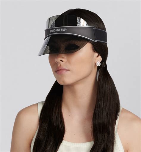 DiorClub V1U Black Dior Oblique Visor